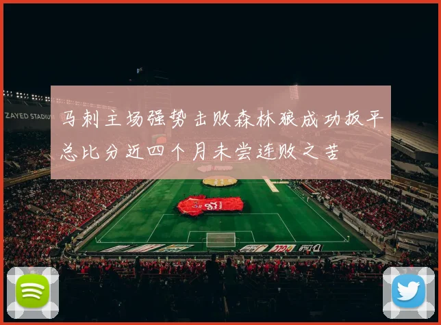 马刺主场强势击败森林狼成功扳平总比分近四个月未尝连败之苦